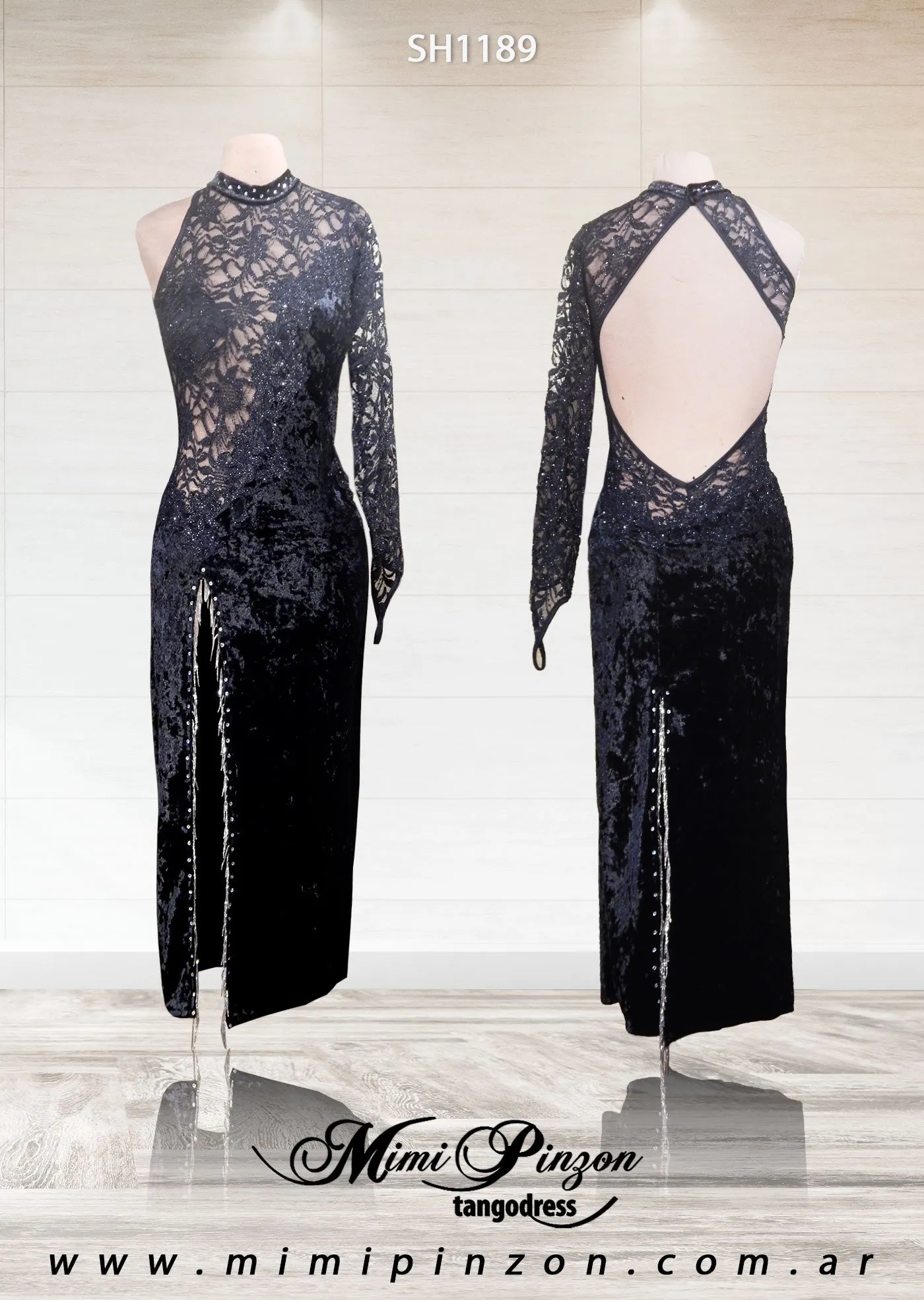 Vestido Tango Escenario SH1189