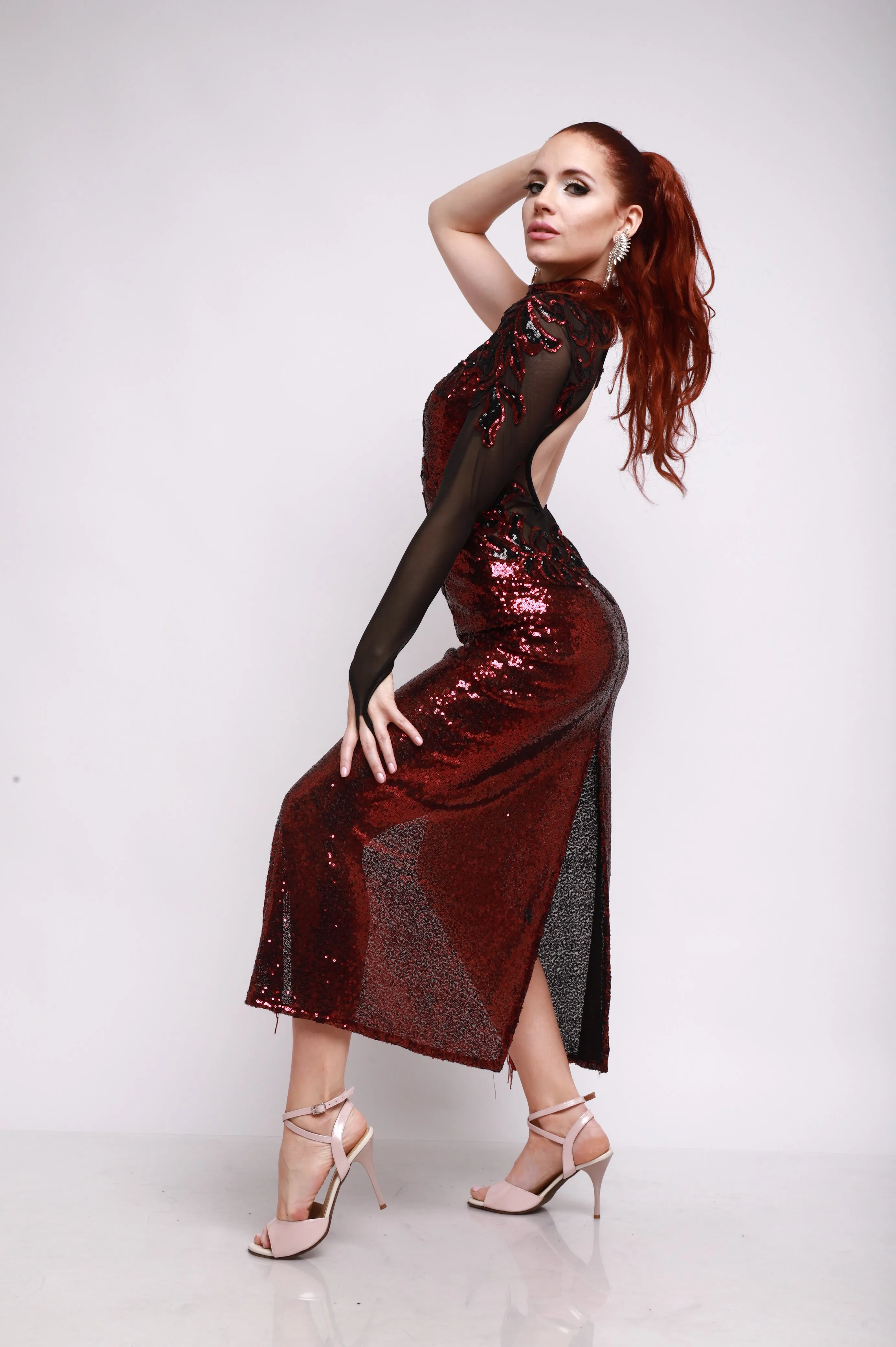 Vestido Tango Escenario SH1198