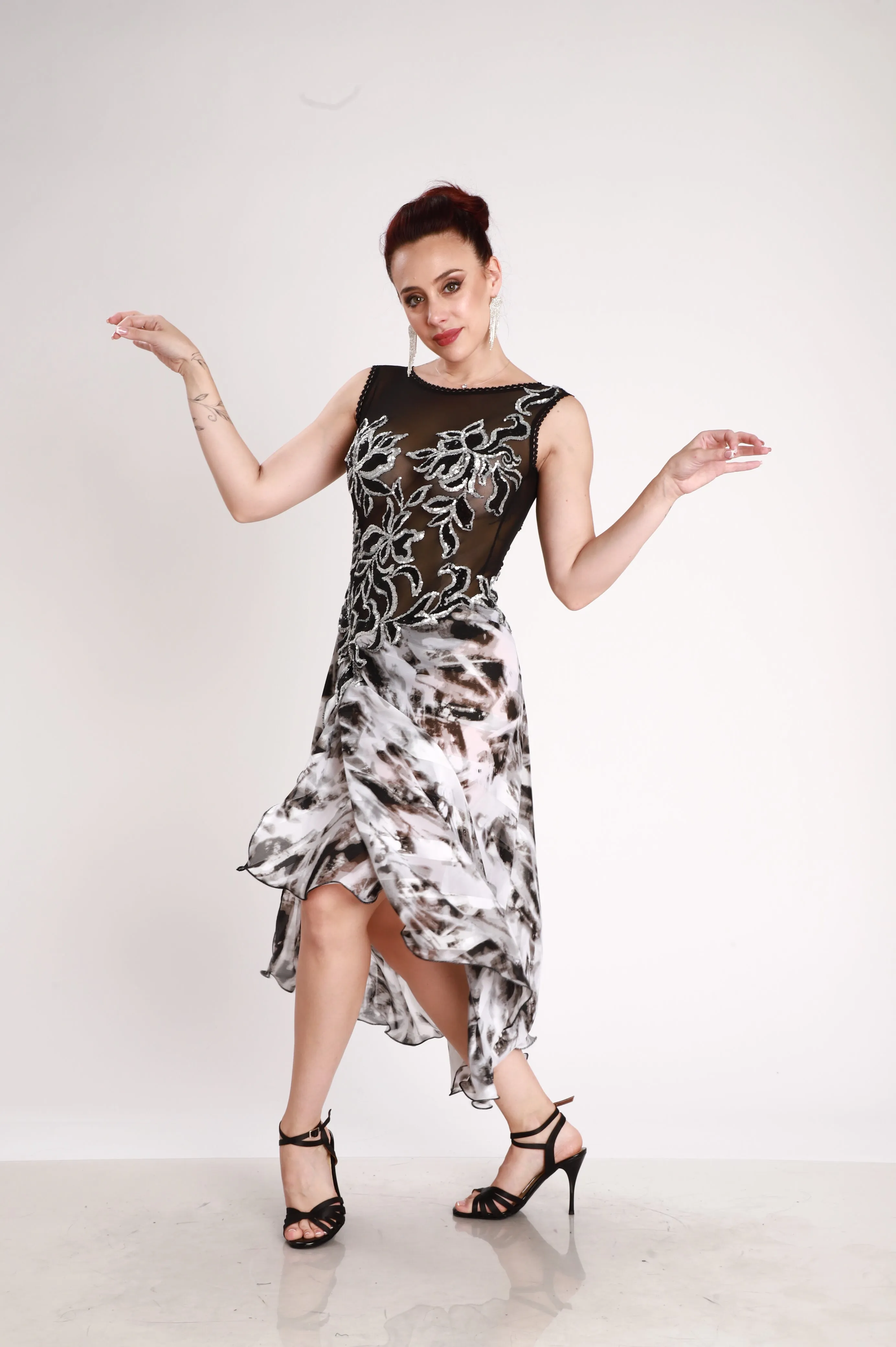 Vestido Tango Escenario SH1201
