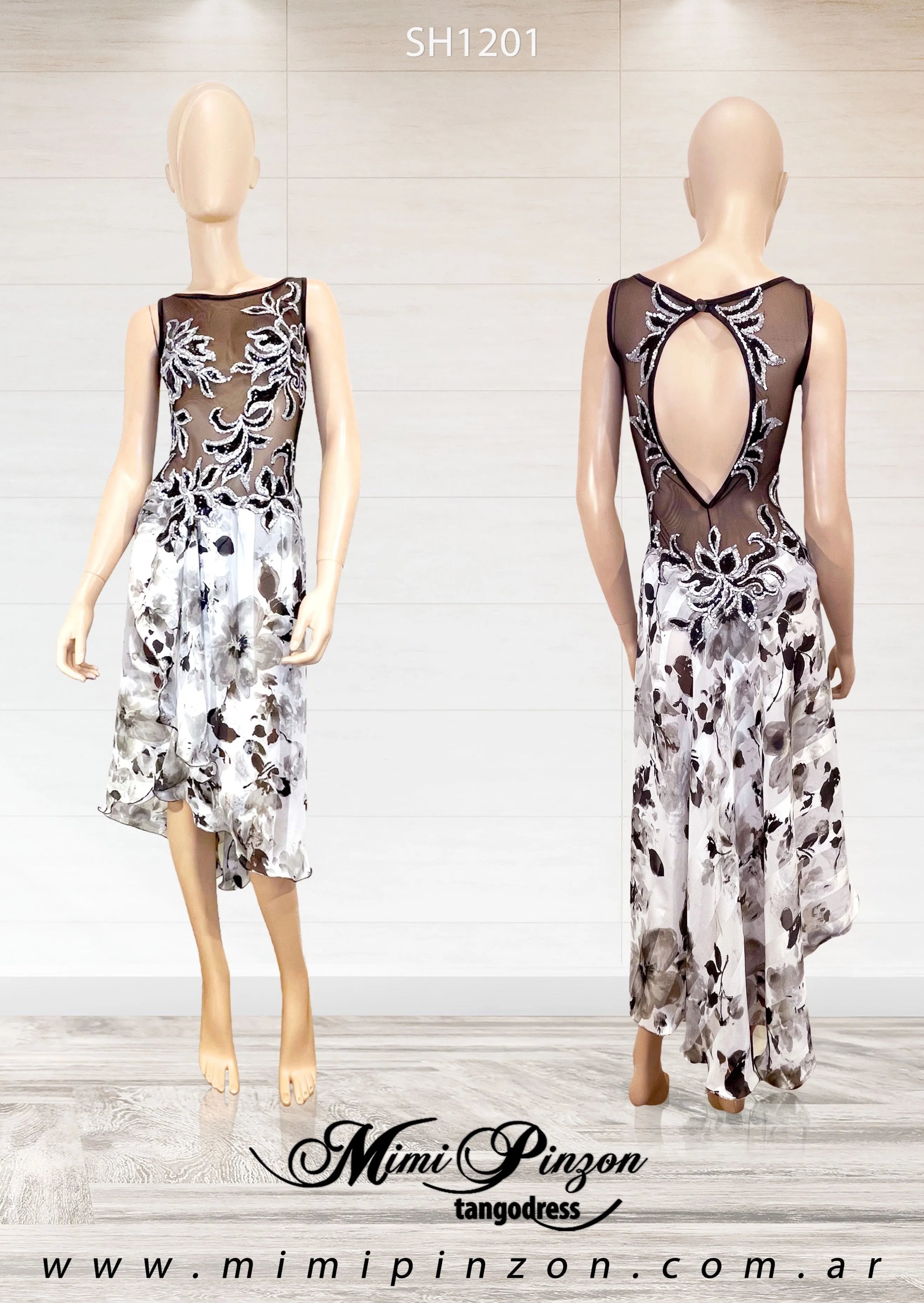 Vestido Tango Escenario SH1201