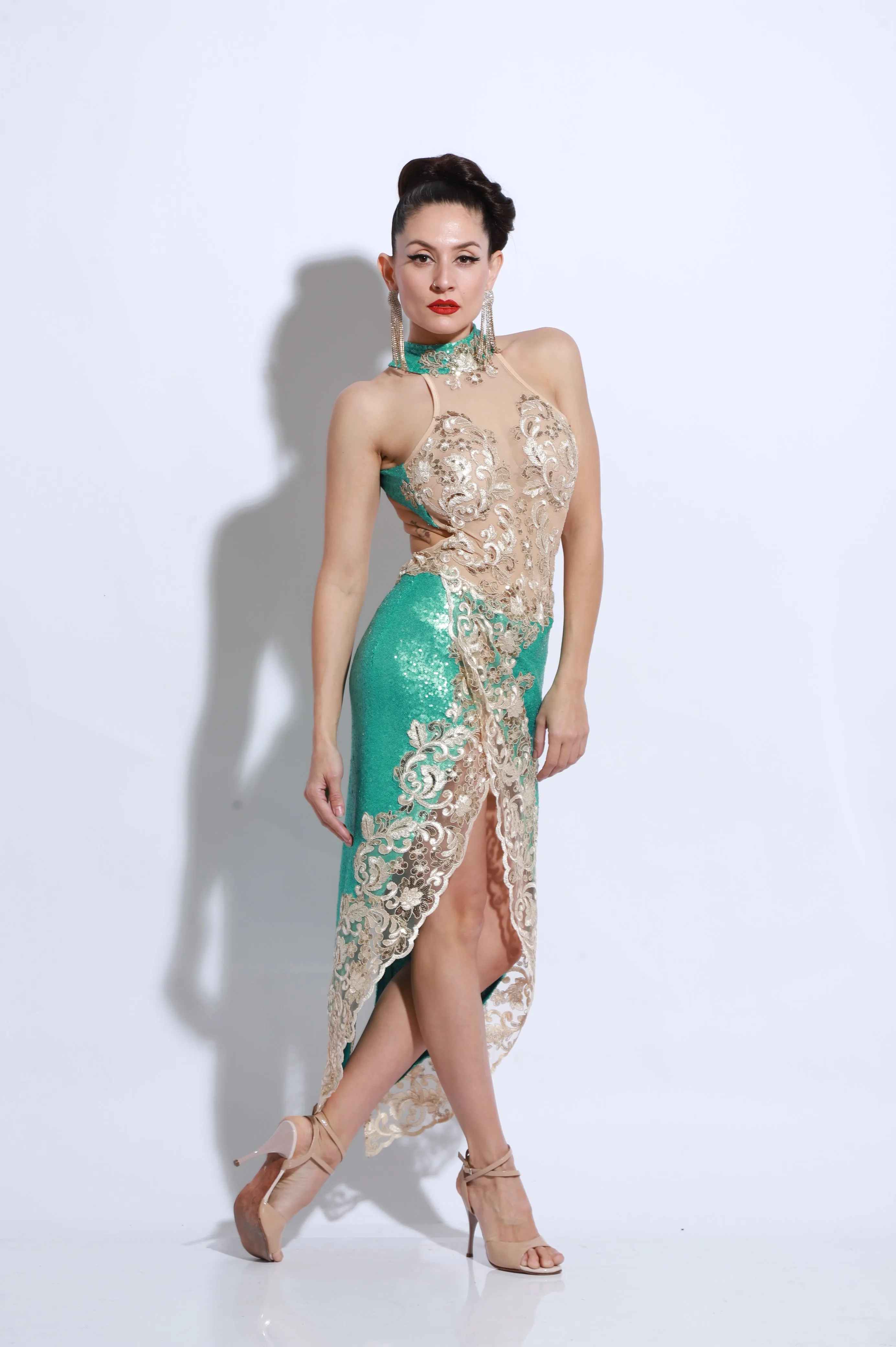 Vestido Tango Escenario SH1228
