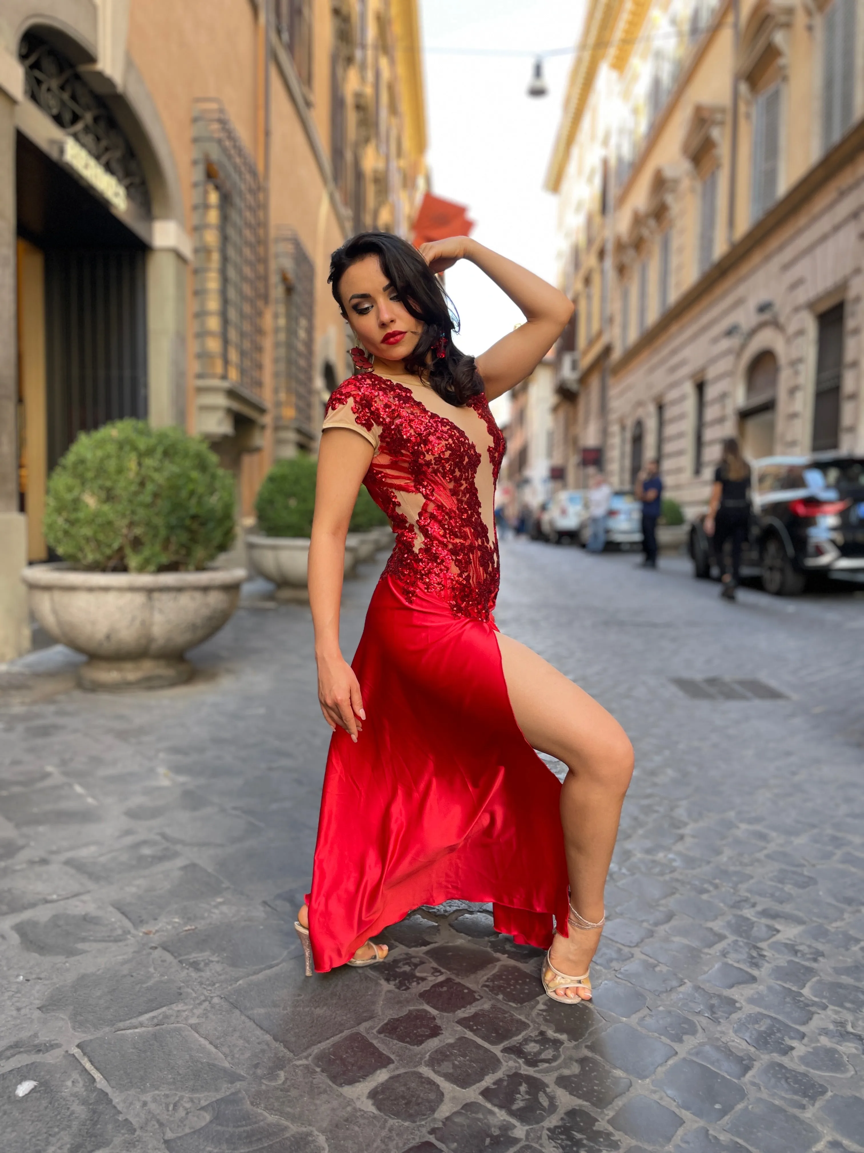Vestido Tango Escenario SH1426
