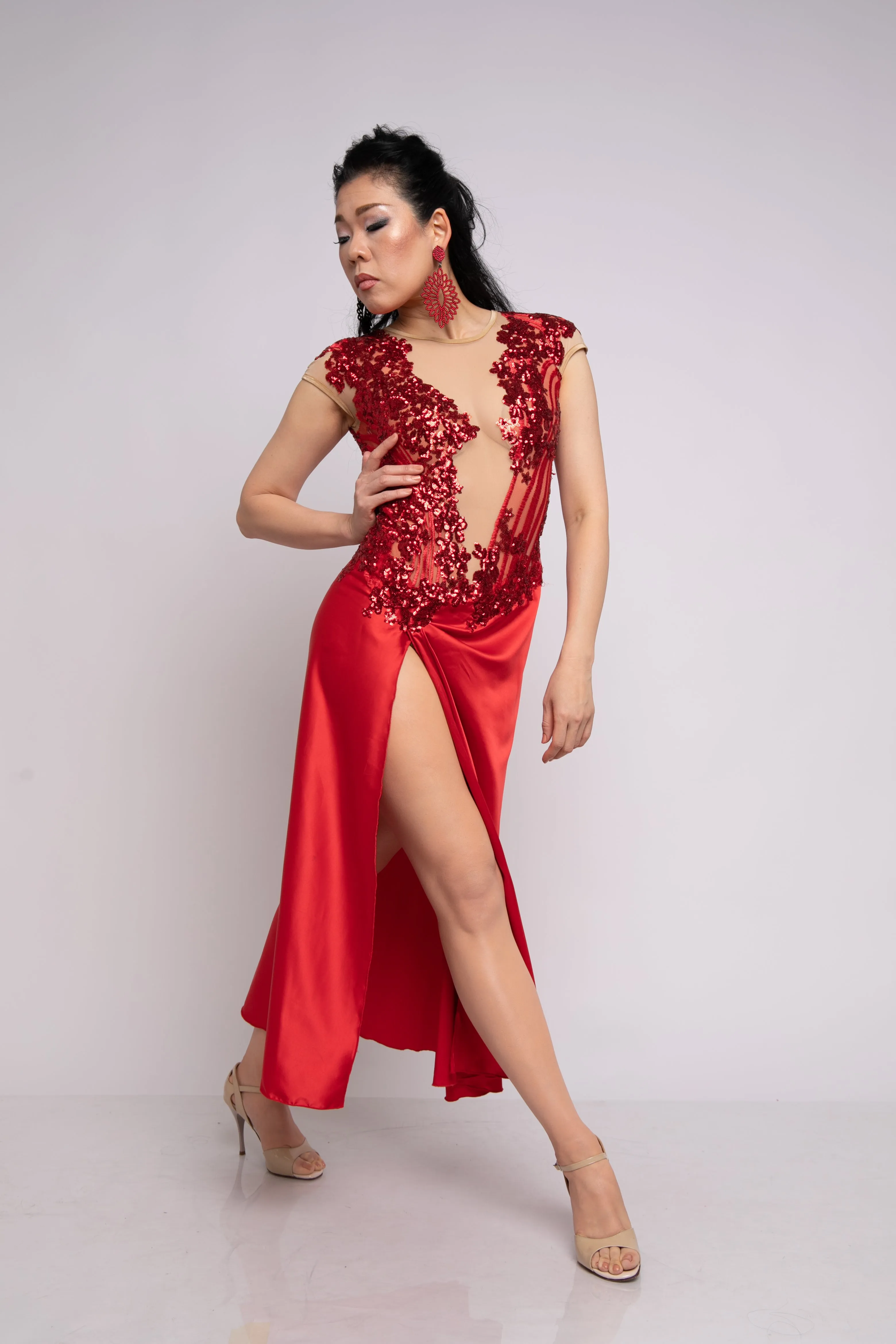Vestido Tango Escenario SH1426
