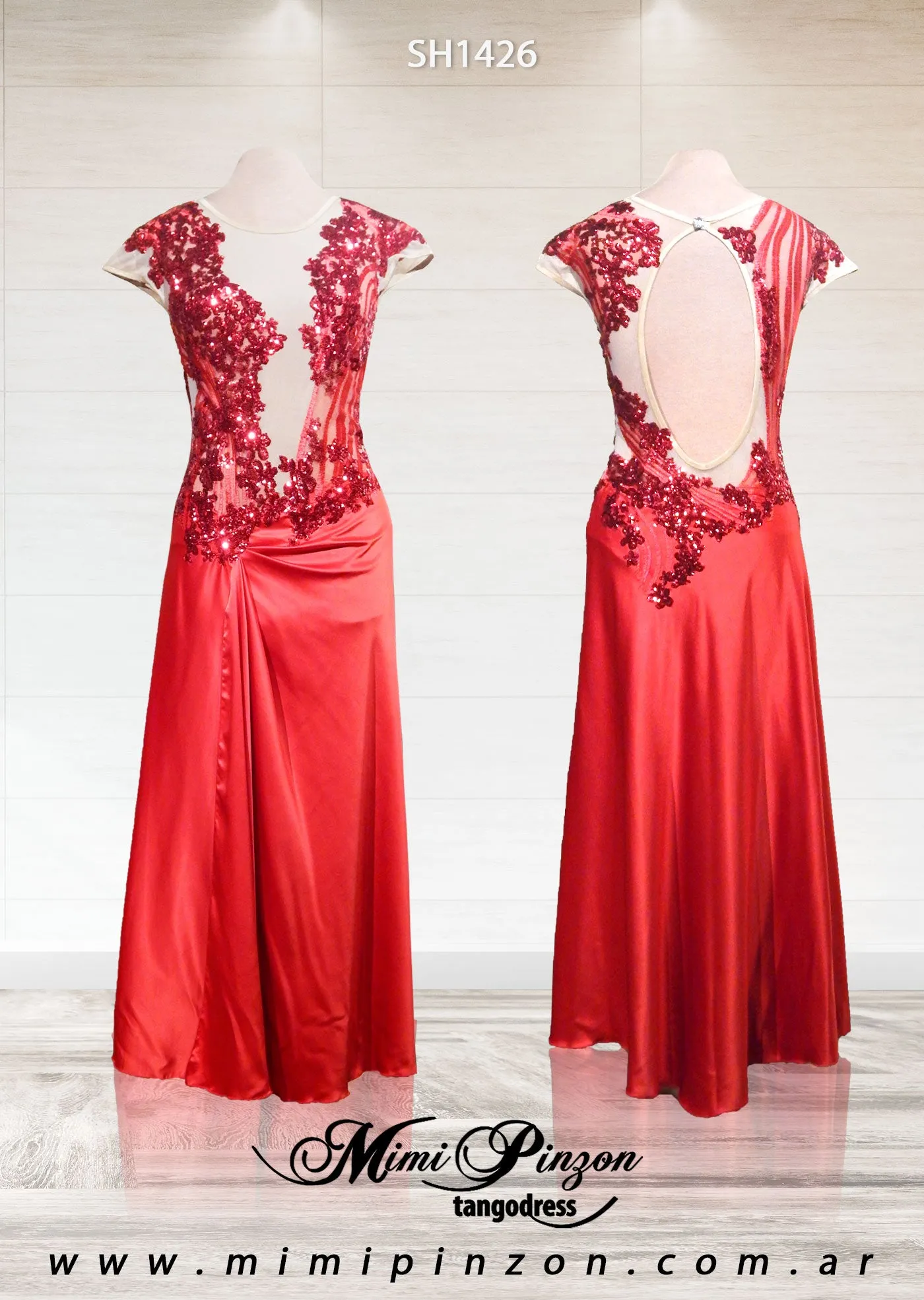 Vestido Tango Escenario SH1426