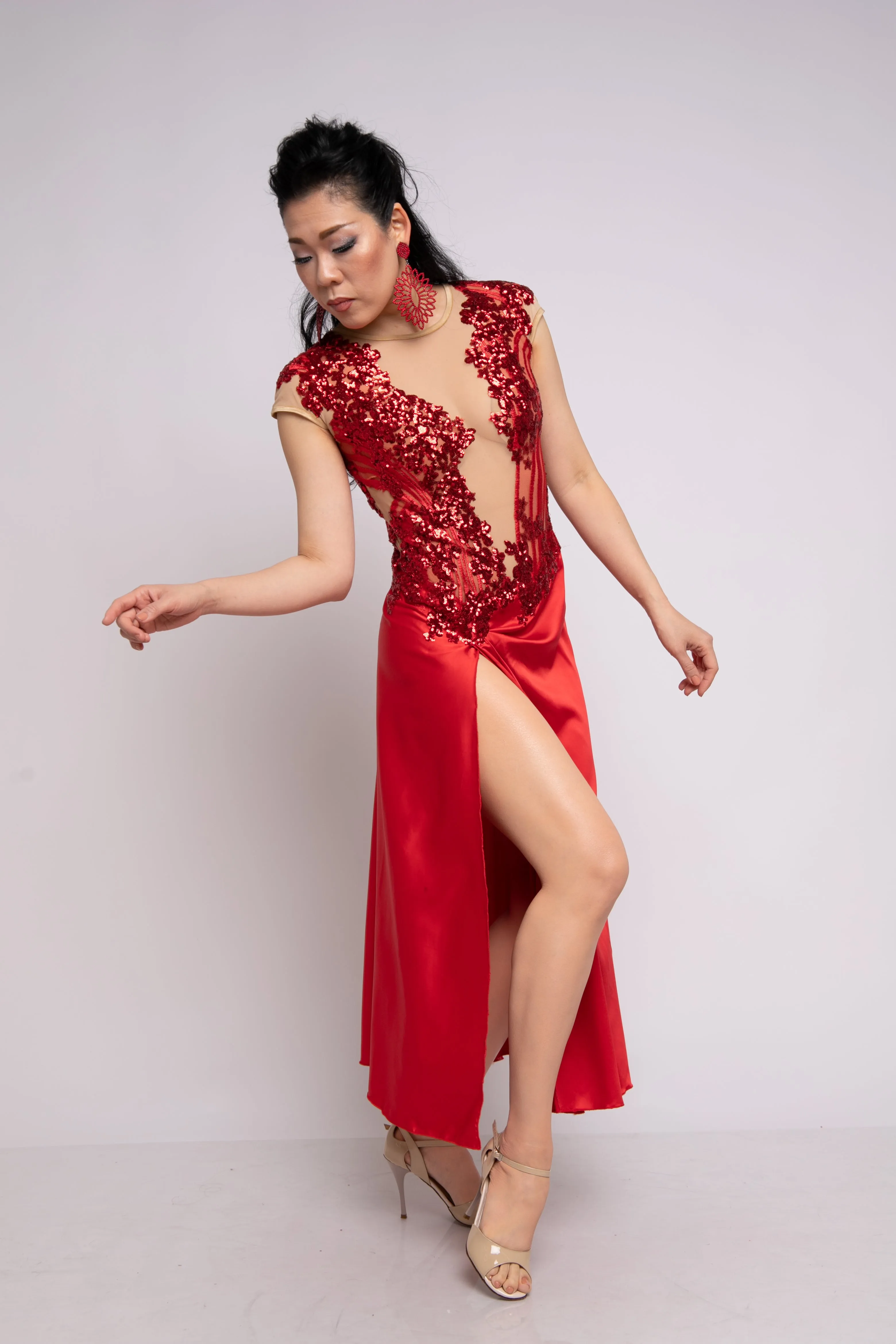 Vestido Tango Escenario SH1426