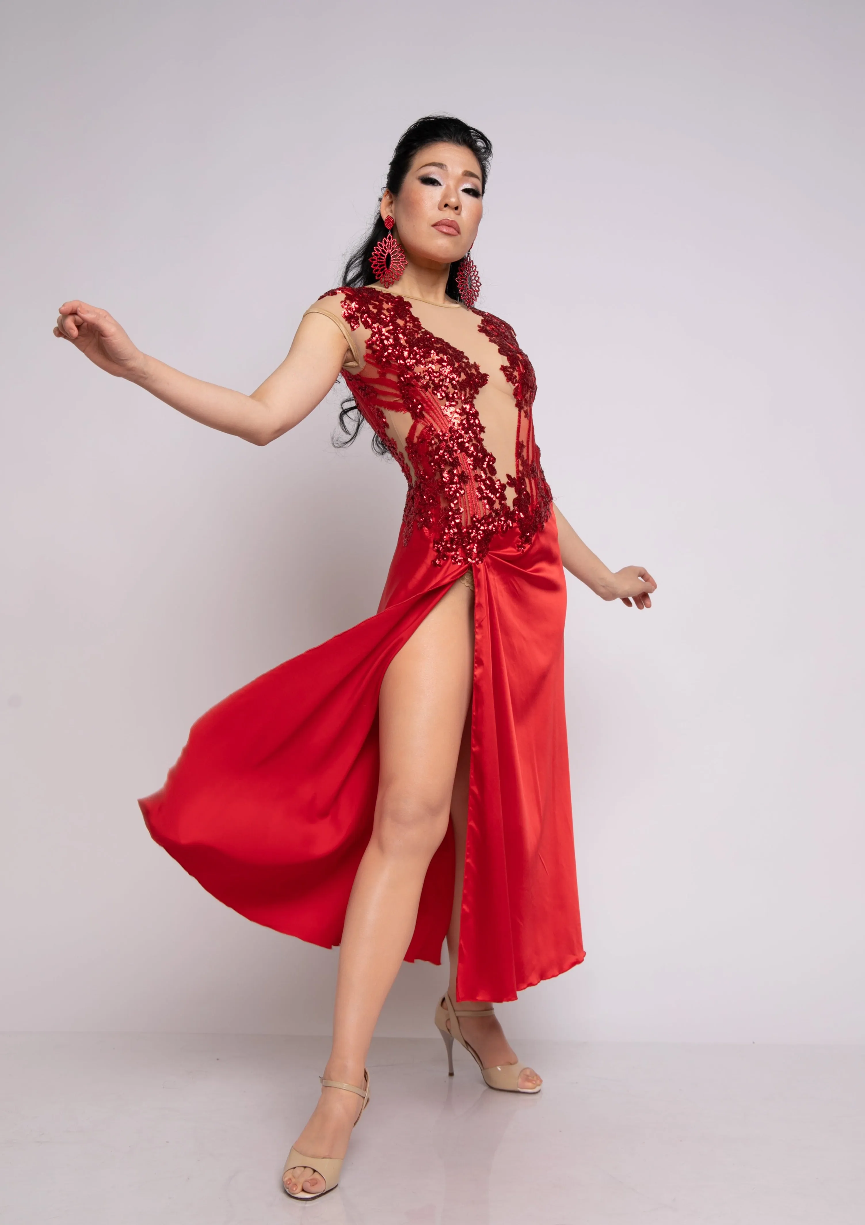 Vestido Tango Escenario SH1426