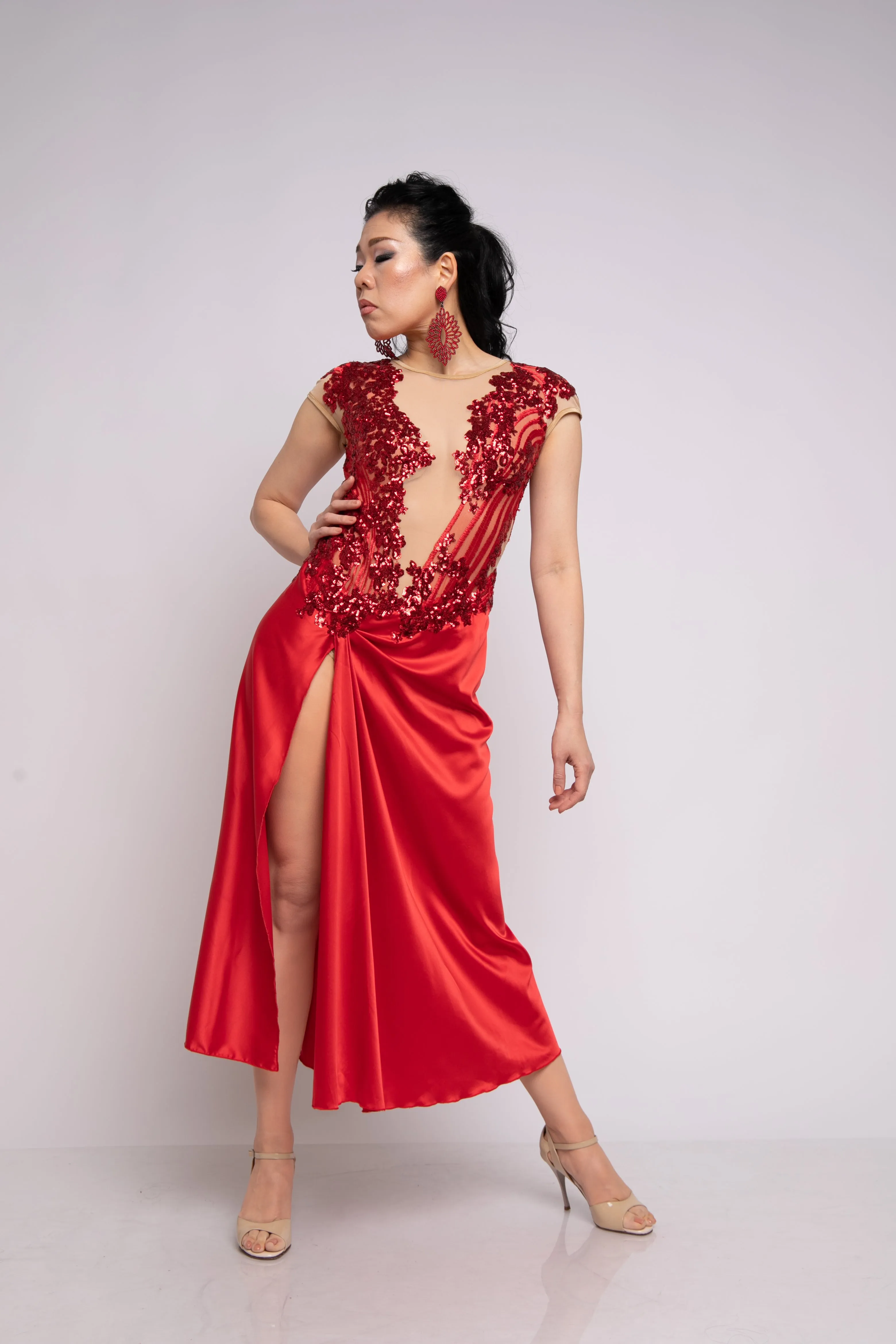 Vestido Tango Escenario SH1426