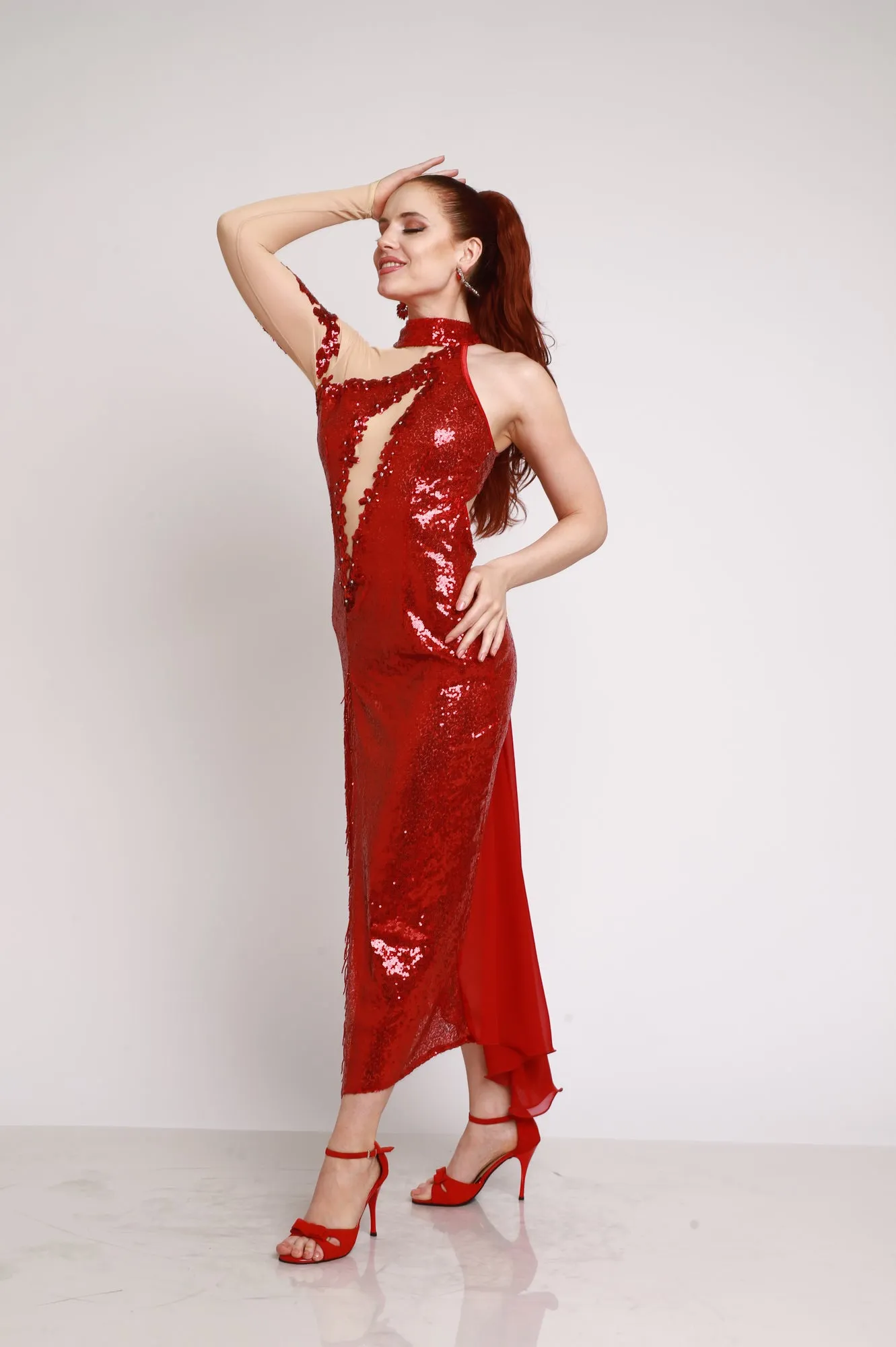 Vestido Tango Escenario SH814