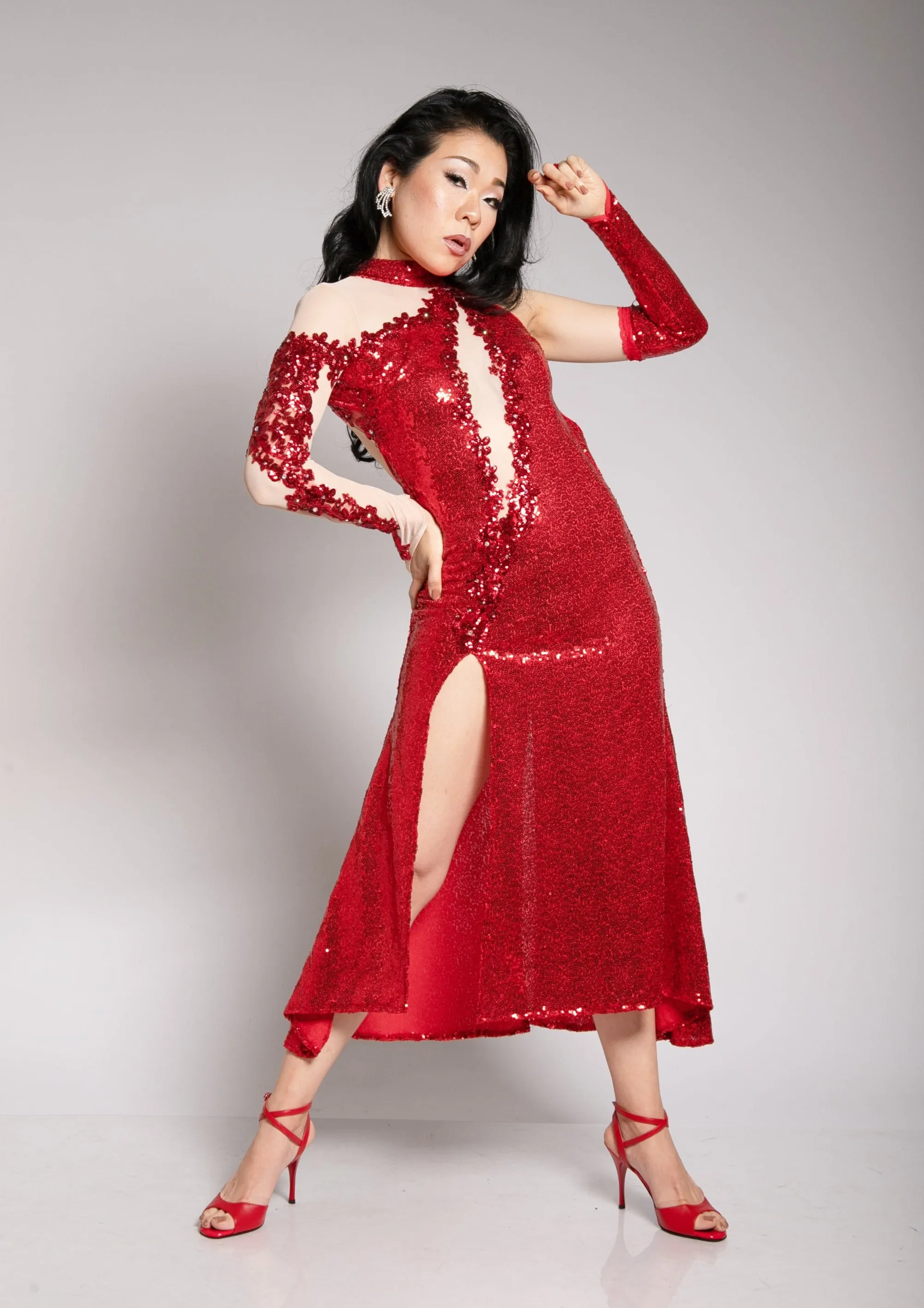 Vestido Tango Escenario SH814