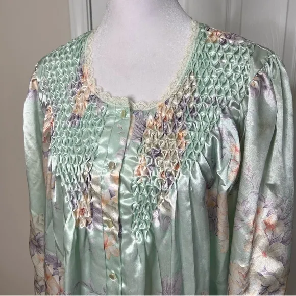 Vintage  Satin Nicole Full Length Night Gown