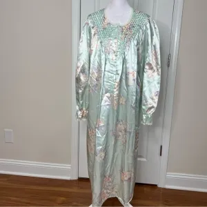 Vintage  Satin Nicole Full Length Night Gown