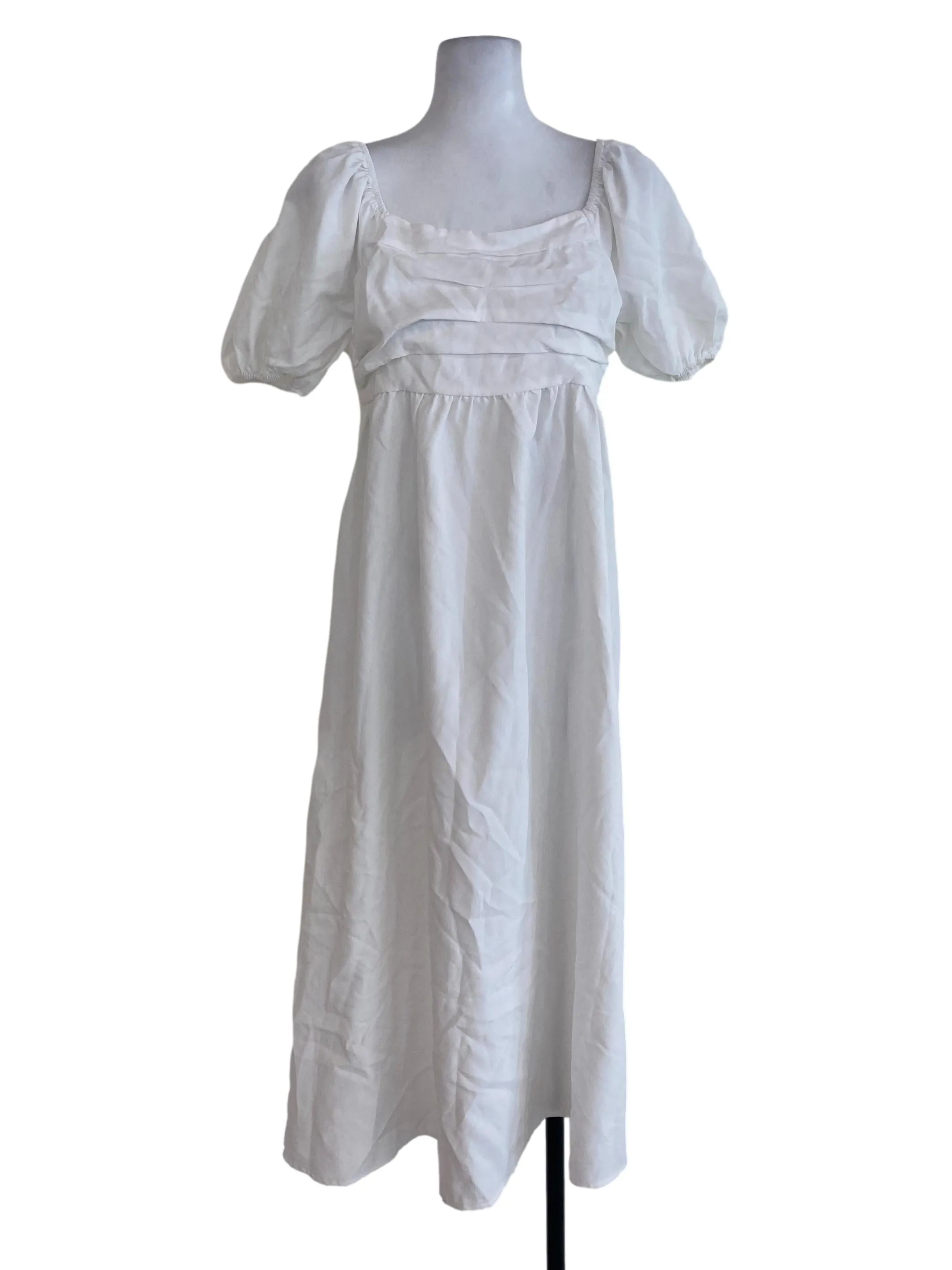White Empire Dress