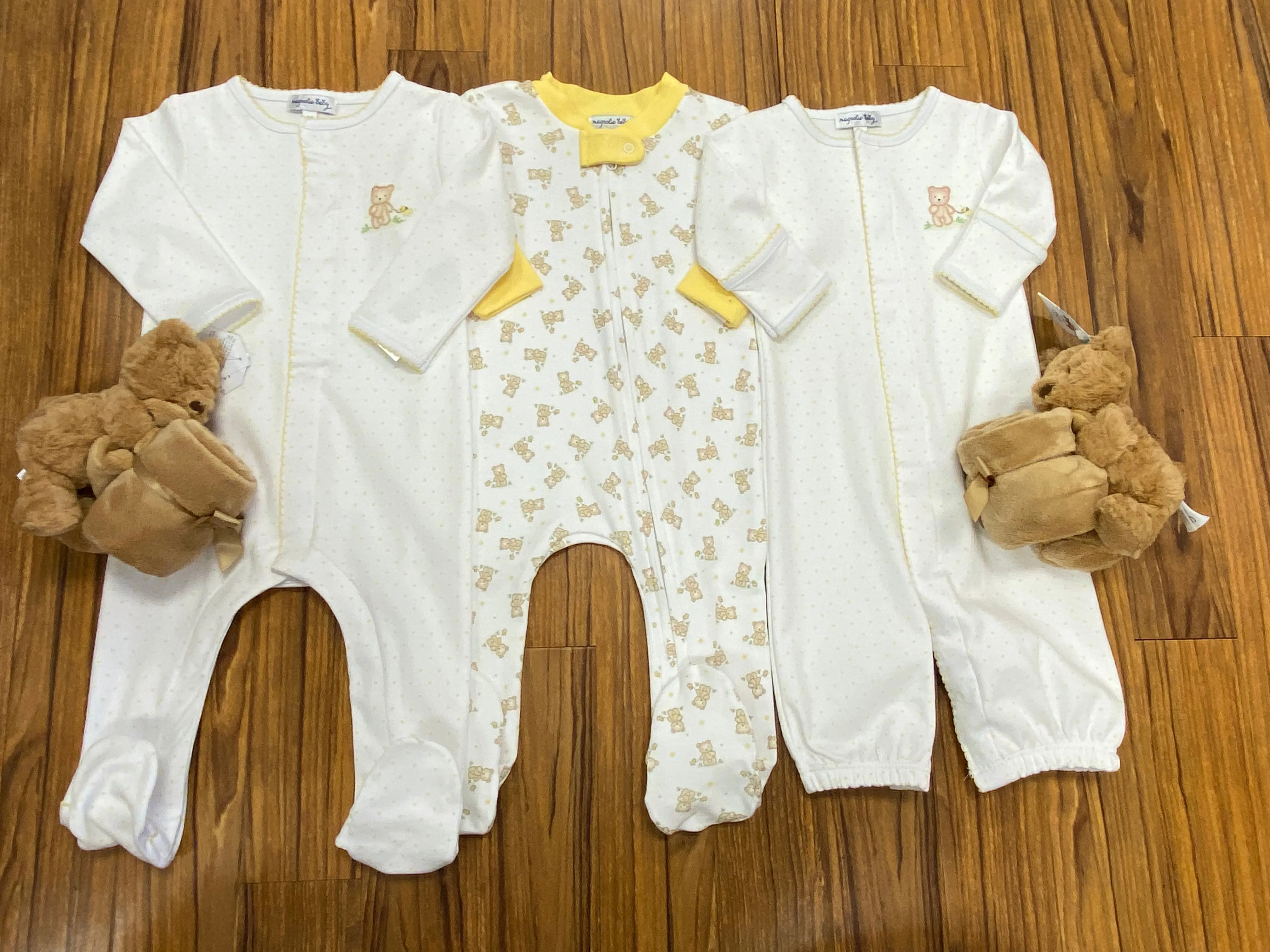 Yellow Sweet Teddies Embroidered Converter