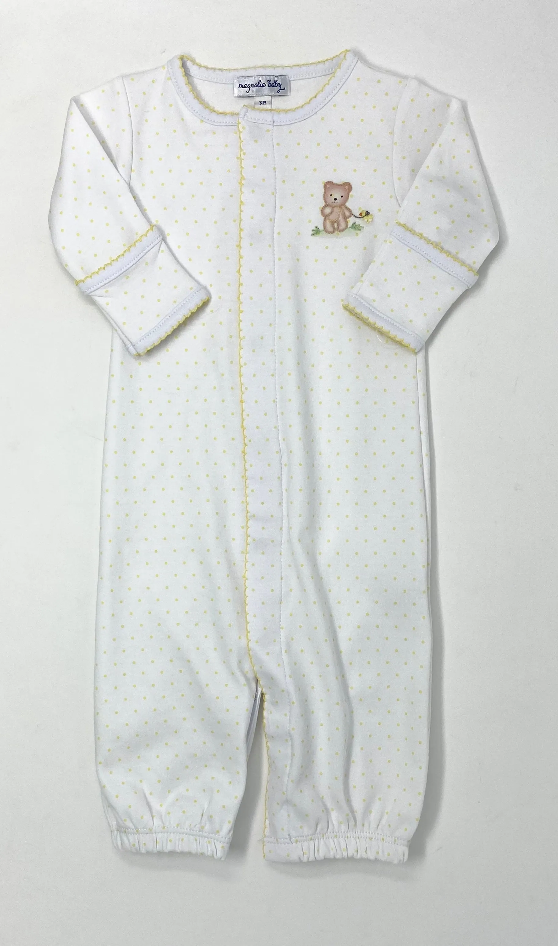 Yellow Sweet Teddies Embroidered Converter